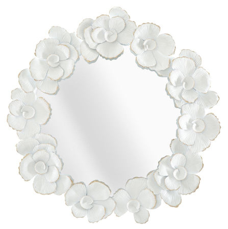 Specchio White Flower Cm 82X2,6X85,5