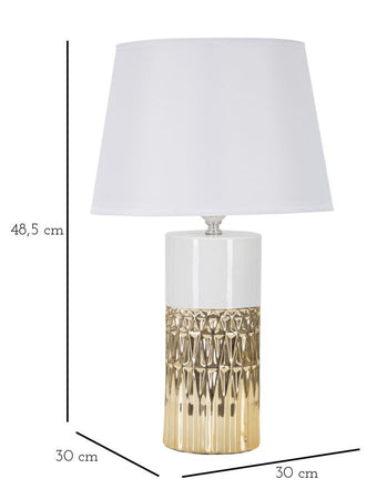 Lampada Da Tavolo Glam Elegant Cm Ø 30X48,5