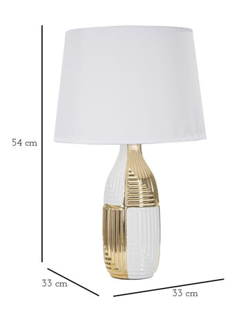 Lampada Da Tavolo Glam Line Cm Ø 33X54