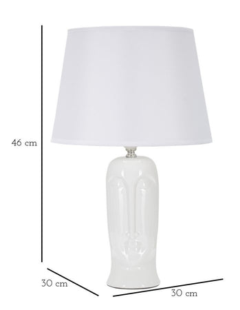 Lampada Da Tavolo Statua Cm 30X46