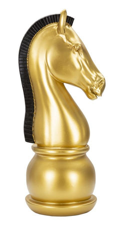 Cavallo Oro E Nero Cm Ø 18,5X50