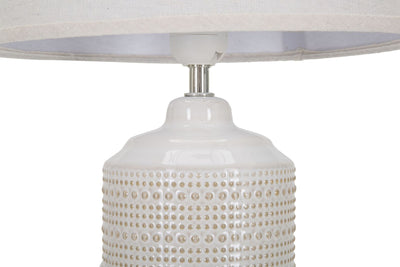 Lampada Da Tavolo Point In Ceramica  Cm Ø 28X47
