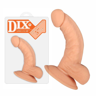 Dong Dildo Realistico con Ventosa e Testicoli Dix Realistic Dong With Scrotum 13 cm Salute e cura della persona/Erotismo e contraccezione/Sex toys/Dildo/Dildo realistici Kondorama - Martinsicuro, Commerciovirtuoso.it