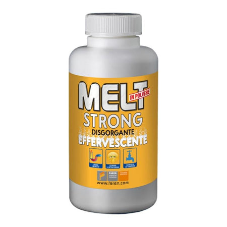 Disgorgante effervescente in polvere "Melt strong", agisce in 15-30 minuti da 600 gr