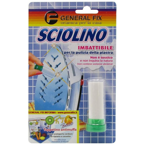 Pulitore per piastre del ferro da stiro Sciolino in stick da 20 grammi
