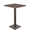 Tavolo Da Bar paxos in Acciaio Verniciato Con Piano Effetto Legno Da Giardino 70 X 70 Cm Giardino e giardinaggio/Arredamento da giardino e accessori/Tavoli e tavolini/Tavoli standard Decor Space - Altamura, Commerciovirtuoso.it