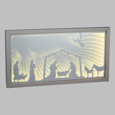 Quadro luminoso con Natività led decorazione Natalizia bifacciale h 22 cm Casa e cucina/Decorazioni per interni/Addobbi e decorazioni per ricorrenze/Decorazioni natalizie/Luci natalizie/Catene luminose per esterni MagiediNatale.it - Altamura, Commerciovirtuoso.it