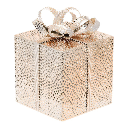 Pacco regalo cubico scatola decorazione natalizia addobbo luminoso con led color champagne Casa e cucina/Decorazioni per interni/Addobbi e decorazioni per ricorrenze/Decorazioni natalizie/Luci natalizie/Catene luminose per esterni MagiediNatale.it - Altamura, Commerciovirtuoso.it