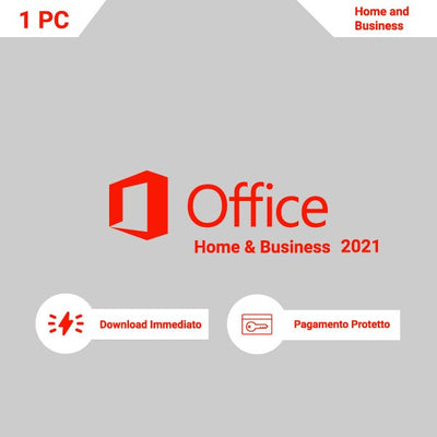 Office Home & Business 2021 - ESD -  Attivazione Digitale - 1 User - 1 Pc Software/Ufficio/Suite per ufficio Innovamy.it - Milano, Commerciovirtuoso.it