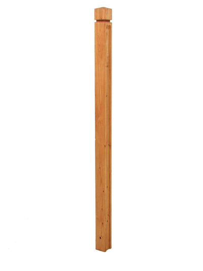 Graticcio solo palo legno cm6x6h95 inciso sui 4 lati Vacchetti