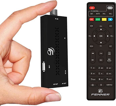 FENNER TECH DECODER FN-GX3 DONGLE STICK HD DVB-T2/HEVC TELEC.2IN