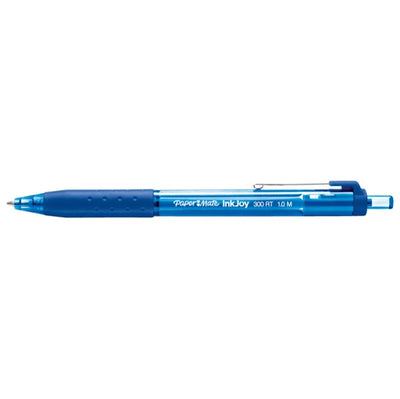 Penna a sfera a scatto Inkjoy 300 RT - punta 1 0mm - blu - Papermate [multipack] 12 pezzi Cancelleria e prodotti per ufficio/Penne matite scrittura e correzione/Penne e ricariche/Penne roller a inchiostro gel Eurocartuccia - Pavullo, Commerciovirtuoso.it