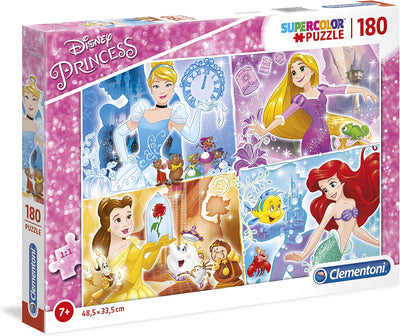 Clementoni Disney Princess Supercolor Puzzle 180 pezzi