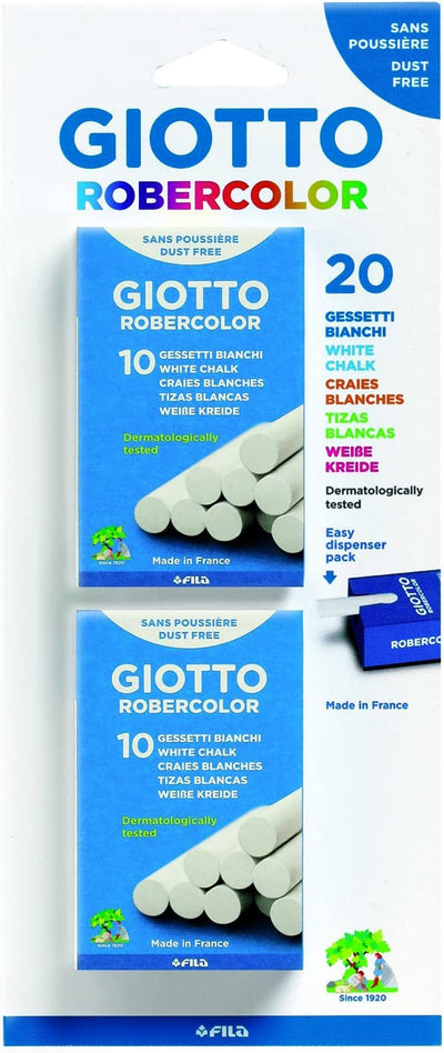 Gessetti Fila 056510 GIOTTO Robercolor Bianco