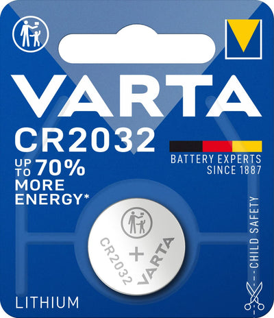 VARTA Batteria a bottone Litio CR2032 blister singolo