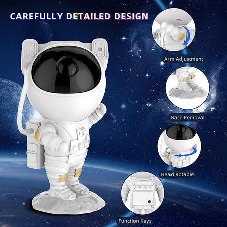 Astronaut Space Buddy Star Proiettore Galaxy Night Light con Telecomando Illuminazione/Illuminazione per interni/Illuminazione per bambini/Luci notturne per bambini CL Store - Battipaglia, Commerciovirtuoso.it