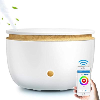 Smart Wifi Wireless Oil Diffuser Umidificatore App Controllo Vocale Diffusore Casa e cucina/Decorazioni per interni/Profumazione ambiente/Diffusori di oli essenziali CL Store - Battipaglia, Commerciovirtuoso.it