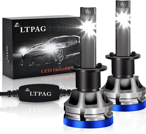 H1 LED, LTPAG Lampadine H1 LED 72W 12000LM Fari Abbaglianti o