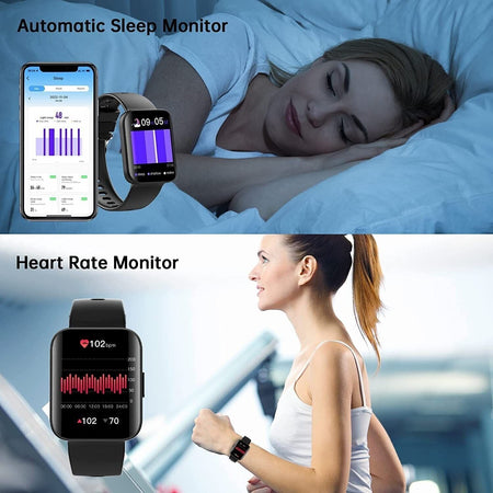 Kuizil Smartwatch Uomo Donna 2023, 1,69'' Schermo Curvo Orologio Fitness  Cardiofrequenzimetro Da Polso, Contapassi Conta Calorie, Orologio Sportivo  Cronometri Impermeabile Ip68, Smart Watch Per Android Ios -  commercioVirtuoso.it