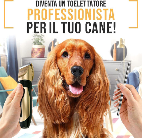 PetKing Premium Tosatrice per Cani Professionale Pelo Cane Tosatore Rasoio