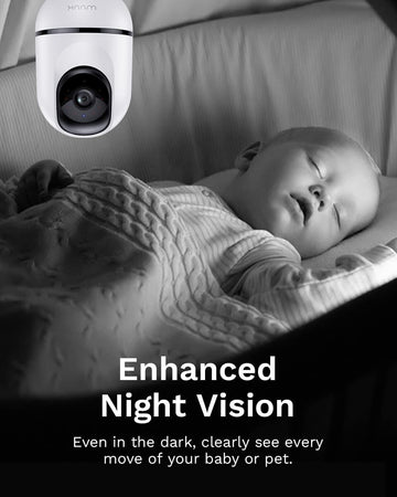 WUUK Telecamera di Sicurezza Interna da 4 MP, Telecamera Pan/Tilt per Baby Prima infanzia/Sicurezza/Baby monitor/Monitor video CL Store - Battipaglia, Commerciovirtuoso.it