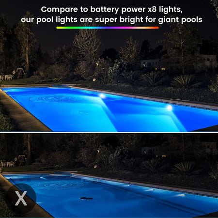 LyLmLe Luci per piscina LED da 10 W Impermeabili, Luci subacquee intelligenti Illuminazione/Illuminazione per esterni/Luci per laghetto CL Store - Battipaglia, Commerciovirtuoso.it