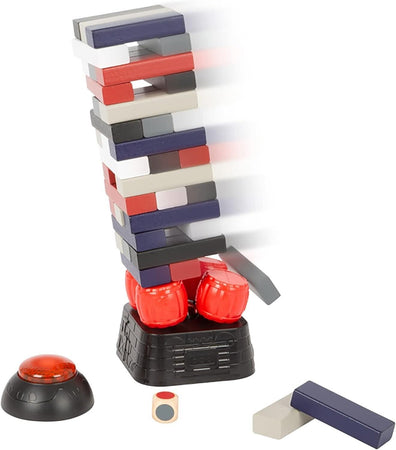 Gioco divertente con torre traballante dinamite in legno Small Foot con blocchi