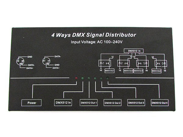 Amplificatore Distributore Segnale DMX 512 Signal Distributor 4 Canali 220V DMX124 Strumenti Musicali/Attrezzature per DJ e VJ/Set per DJ Scontolo.net - Potenza, Commerciovirtuoso.it