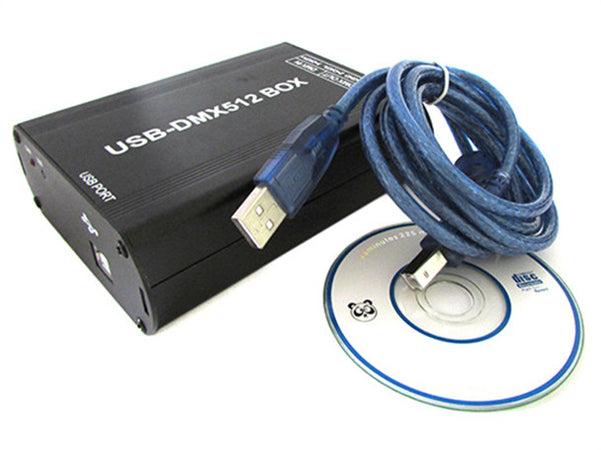 Centralina DMX-512 Master Sender Trasmettitore Segnale DMX USB Controller Programmabile Tramite PC Per Luci Led Ledlux