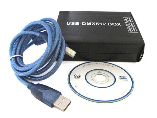 Centralina DMX-512 Master Sender Trasmettitore Segnale DMX USB Controller Programmabile Tramite PC Per Luci Led Ledlux