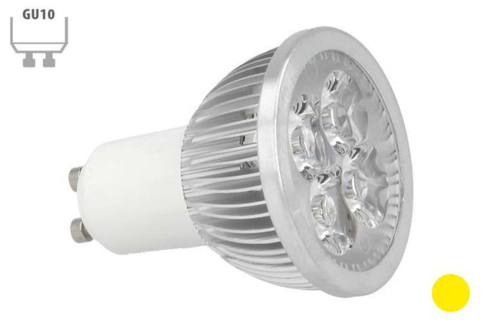 Lampada LED GU10 6W, 100lm/W - Angolo 12°