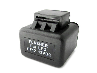 Flasher Led Lampeggiatore Rele Relay Per Frecce Led Moto e Auto Americane 12V 2 Spine CF12 Carall