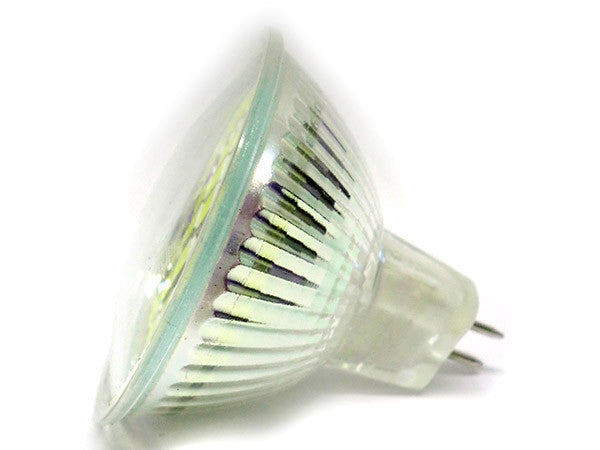 Lampada LED Dicroica MR16 GU5.3 4W Bianco Freddo 12V DC/AC 24 SMD 5050 Ledlux