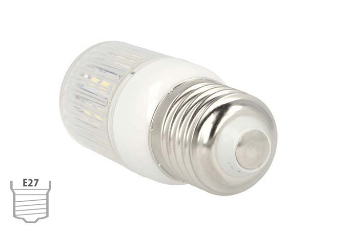 Lampada LED E27 4W 220V 27 SMD 5050 Bianco Freddo Basso Consumo Ledlux