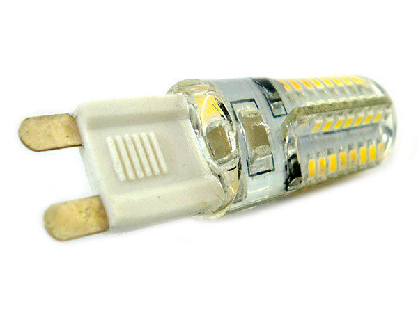Lampada LED G9 220V 3,5W Bianco Neutro 360 Gradi Con Silicone Diametro Solo 16 mm 64 SMD 3014 Ledlux