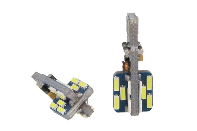Lampada Led T10 W5W Canbus Pro 12V 24 Smd 4014 Carall