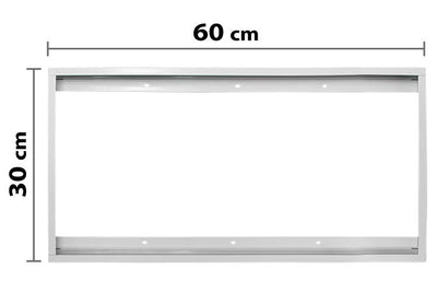 Struttura Telaio Supporto Montaggio Pannello Led 60X30cm