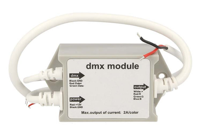 Modulo DMX Converter PWM 12V 2AX3 3 Canali RGB Ledlux