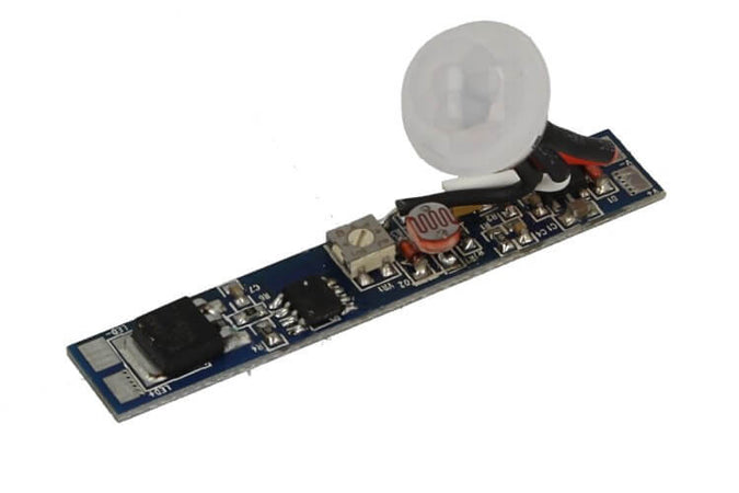 Sensore Di Movimento PIR + Light Sensore Crepuscolare 12V 24V 8A Regolabile Ledlux