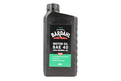 BARDAHL Classic Motor Oil SAE 40 100% Minerale Per Lubrificante Motori Benzina Da 1900 A 1950 1 LT