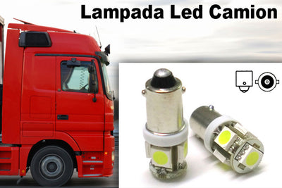 24V Lampada Led BA9S T4W 5 Smd 5050 Bianco Piedi Diritti Luci Led Camion