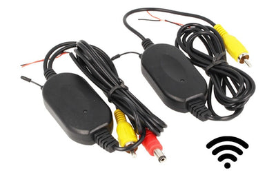 Kit Trasmettitore Ricevitore Video Wireless Per Telecamera Auto Retromarcia Monitor DVD 2,4G Cavo RCA 12V