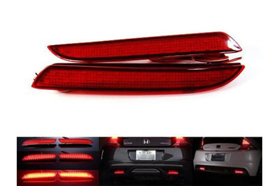 Kit 2 Fanali Posteriori A Led Rosso Honda CR-Z ZF1 Jazz Insight Acura TSX Sostituzione Riflettore Catarifrangente Carall