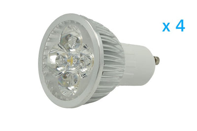 4 PZ Lampade Led GU10 Dimmerabile Triac Dimmer 6W 220V Bianco Caldo 3000K Illuminazione/Lampadine/Lampadine a LED Scontolo.net - Potenza, Commerciovirtuoso.it