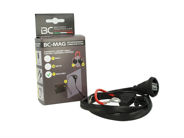 Cavo Batteria Mag-Cable Per BC MAG-F Con Filo Lunga 80cm 12V Massimo 15A Fusibile Incluso