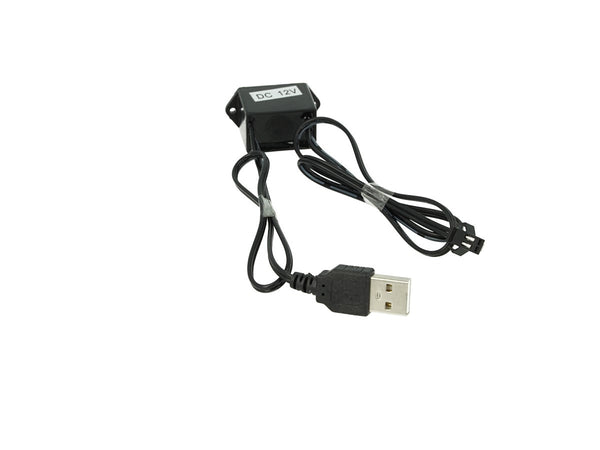 Alimentatore Trasformatore Con USB 5V Per Stringa EL Striscia Neon Led Carall