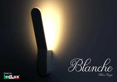 Applique Led Da Parete Modello Blanche Italian Design Moderna 6W Bianco Caldo