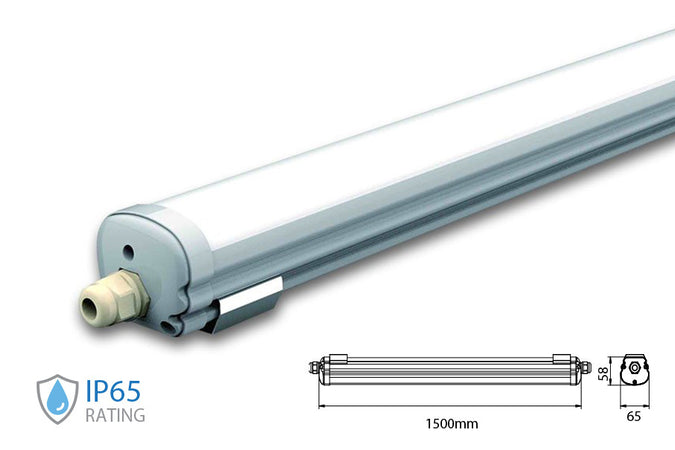 Plafoniera Led 150cm 48W 220V Bianco Neutro IP65 Tri Proof Led Lamp Light SKU0-216287 V-Tac