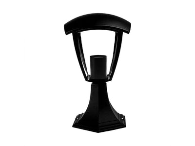 Lampada Da Terra Per Giardino Esterno IP44 Altezza 300mm Attacco E27 Garden Lamp Colore Nero SKU-7057