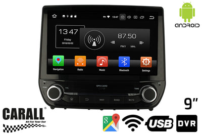 Autoradio Android 8,0 Ford Fiesta GPS DVD USB SD WI-FI Bluetooth Navigatore Carall